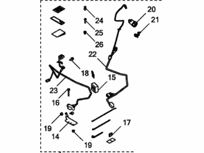 Acura 08L91-TJB-200A Trailer Hitch Harness (w/ YOP HFA)
