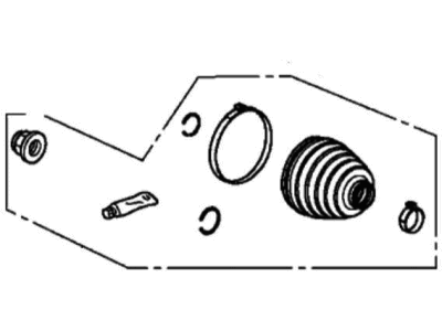 Acura 44018-TMJ-T01 BOOT SET, OUTBOARD