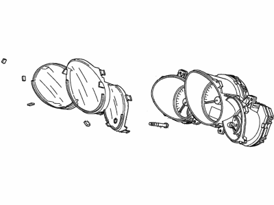 Acura 78100-STK-A14 Meter Assembly, Combination
