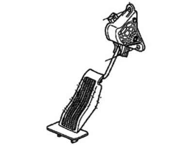 Acura 17800-SJA-A02 Pedal Assembly, Accelerator