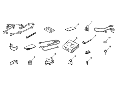 Acura 08V67-SJA-200J Back-Up Sensor Attachment