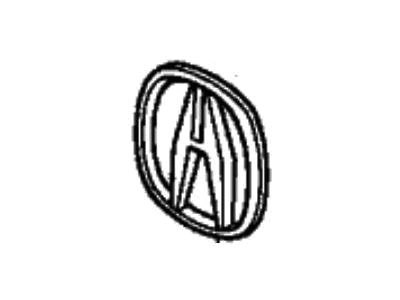 Acura 75701-SZ3-A00 Emblem, Rear (A)