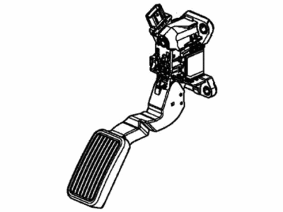 Honda 17800-T1W-A01 Pedal Assy, Accel
