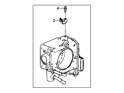 Acura 16400-5G0-A01 Throttle Body, Electronic Control (Gmf5A)