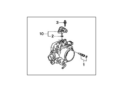 Acura 16400-P72-A01 Body Assembly, Throttle (Gf94B)