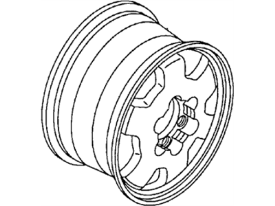 Acura 8-97163-975-0 Disk, Aluminum Wheel (P245/70R16)