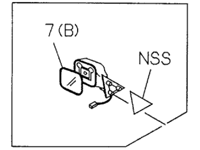 Acura 8-97159-783-3 Mirror Assembly Door (R