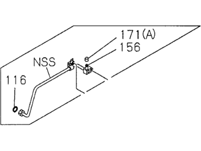 Acura 8-97161-820-1 Pipe, Evaporator