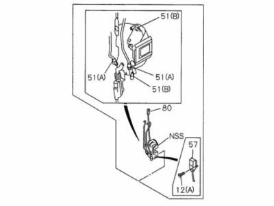 Acura 8-97296-132-0 Lock Door, Front Door.R