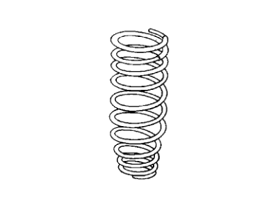 Acura 52441-SD2-A01 Spring, Rear (Mitsuboshi Seiko)