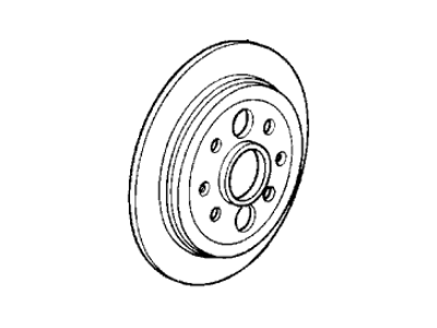 Acura 42510-SD2-930 Disk, Rear Brake