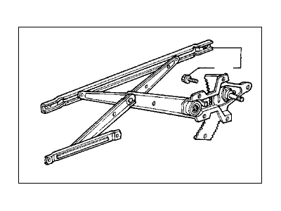 Acura 75320-SD2-003 Regulator, Left Front Door