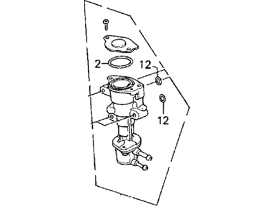 Acura 16500-PG7-661 Valve Assembly, Fast Idle (07C)