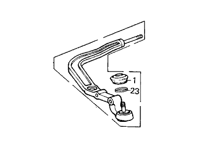 Acura 51351-SD2-003 Arm, Right Front Radius