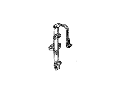 Acura 76310-SE7-003 Regulator, Right Rear Door