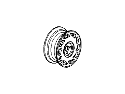 Acura 42710-SD2-A01 Disk, Driver Side Aluminum Wheel (5 1/2-Jjx14) (Asahi)