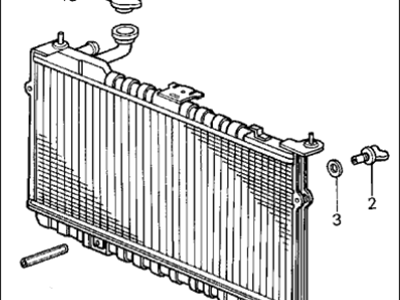 Acura 19010-PG7-674 Radiator (Toyo)