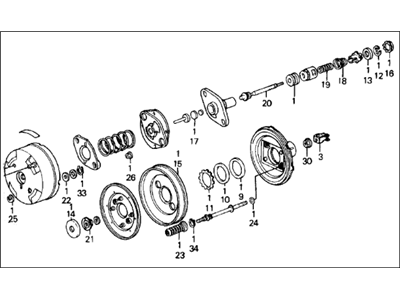 Acura 46400-SD2-A04 Power Assembly, Master (9")