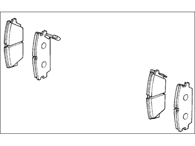 Acura 45022-SD2-529 Front Pad Set