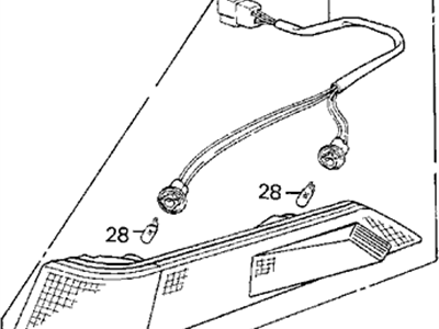 Acura 33800-SD2-A01 Light Assembly, Right Front Side Marker