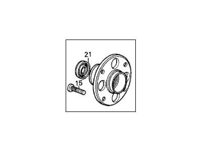 Acura 42200-SD2-018 Bearing Assembly, Rear Hub Unit