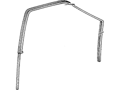 Acura 75236-SE7-003 Channel, Left Front Door Run
