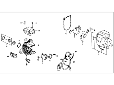 Acura 30100-PM7-056 Distributor Assembly
