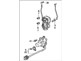 OEM 1996 Acura TL Lock Assembly, Right Front Door Power - 72110-SW5-A01