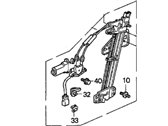 OEM 1998 Acura TL Regulator Assembly, Left Front Door Power - 72250-SW5-A02