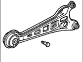 OEM 1995 Acura TL Arm Assembly, Left Rear Trailing - 52372-SW5-305