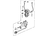 OEM 1998 Acura TL Lock Assembly, Left Front Power Door - 72150-SW5-A01