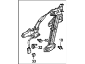 OEM 1996 Acura TL Regulator Assembly, Right Front Door Power - 72210-SW5-A02