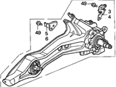OEM Acura Integra Arm, Left Rear Trailing (Disk) (Abs) - 52371-SK7-A14