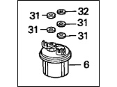 OEM Acura Integra Filter Set, Fuel - 16010-SS1-K52