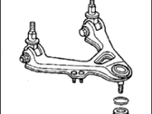 OEM 1993 Acura Legend Arm Assembly, Right Front (Upper) - 51450-SP0-033