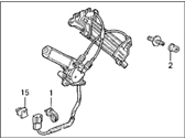 OEM 1995 Acura Legend Regulator Assembly, Driver Side Quarter Window - 72560-SP1-003