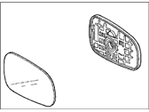 OEM 1993 Honda Accord Mirror, Driver Side (Flat C) - 76253-SM4-A11