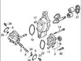 OEM Acura Vigor Pump Sub-Assembly, Power Steering - 56110-PV0-030