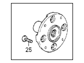 OEM 1993 Acura Vigor Hub Assembly, Front - 44600-SL5-000