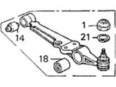 OEM Acura Vigor Arm, Left Front (Lower) - 51365-SL5-A02