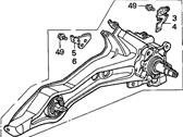 OEM Acura Integra Arm, Right Rear Trailing (Disk) (Abs) - 52370-SK7-A14