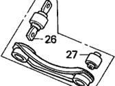 OEM 1990 Acura Integra Arm, Right Rear (Upper) - 52390-SK7-010