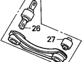 OEM 1992 Acura Integra Arm, Right Rear (Upper) - 52390-SK7-010