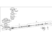 OEM Acura Legend Master Cylinder Assembly (A.L.B.) (Nissin) - 46100-SD4-802