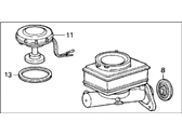 OEM 1989 Acura Legend Master Cylinder Assembly - 46100-SD4-A34