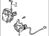 OEM Acura Legend Lock Assembly, Right Rear Door - 72610-SD4-023