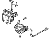 OEM 1986 Acura Legend Lock Assembly, Right Rear Door - 72610-SD4-023