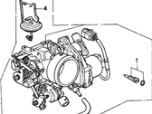 OEM Acura NSX Body Assembly, Throttle (Gm01A) - 16400-PR7-A00