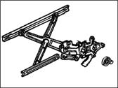 OEM 1990 Acura Legend Regulator, Left Front Door Power - 72251-SG0-003