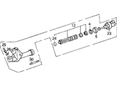 OEM 1989 Acura Legend Cylinder Assembly - 46920-SD4-305